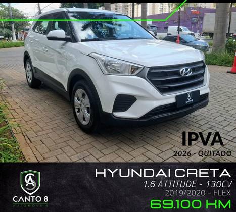 HYUNDAI CRETA 1.6 16V FLEX ATTITUDE AUTOMÁTICO